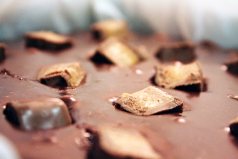 mars bar cake recipe. I took a candy ar brownie recipe and smothered the top in a condensed milk,